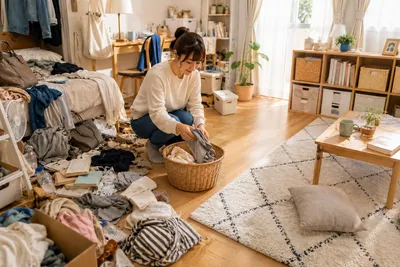 部屋の片付けはどこから始める？散らかった部屋がラクに変わる最初の一歩